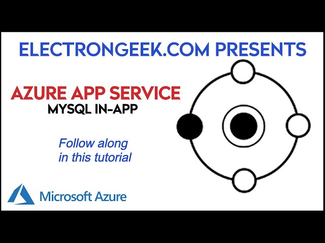 Microsoft Azure App Service web app with MySQL in-app