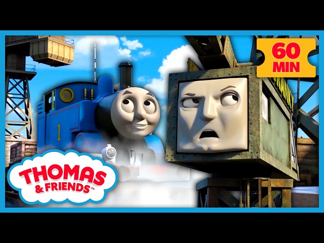 🏗️ Cranky Has a Big Worry! | Thomas & Friends | 60 Minutes