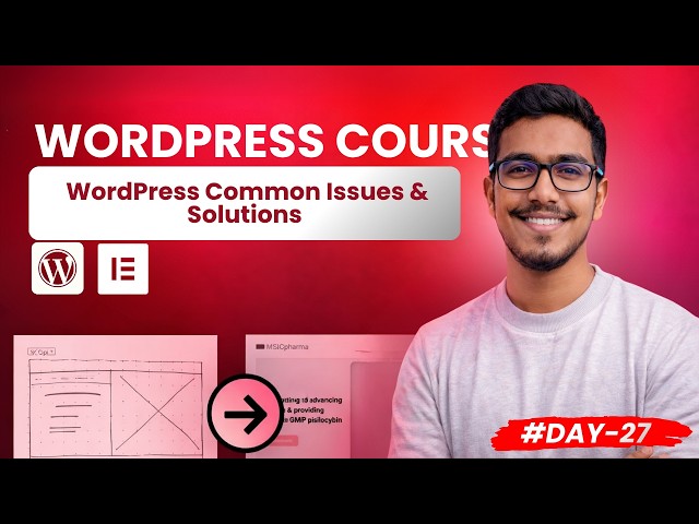 Day 27: WordPress Common Issues & Solutions in Tamil | Fix Website Problems