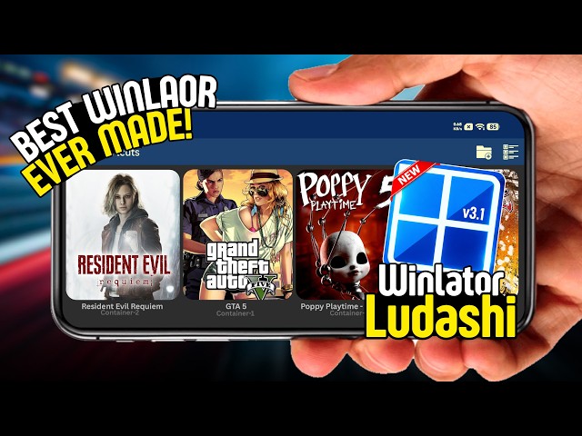 New PC Emulator Winlator Ludashi 3.1 Tested on Android