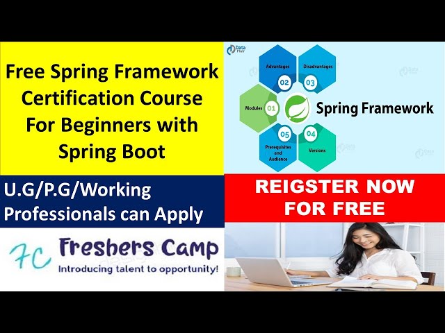 Free Spring Framework Certification Course | for Beginners with Spring Boot | 100% Off