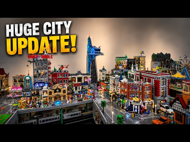 My Biggest LEGO City Update YET!!