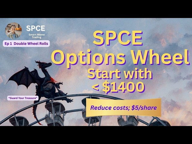 SPCE Options Wheel Strategy | Cash-Secured Put & Covered Call Under $1400 | Saylor Financial