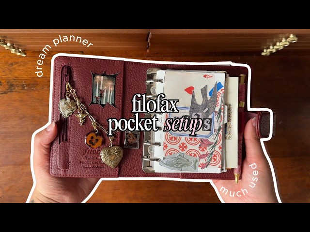 Las chicas de Pinterest me atraparon: Mi configuración de bolsillo Filofax: insertos DIY, decorac...