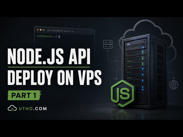 Deploy Node.js API on Utho.com Cloud 🚀 | Complete Step-by-Step Guide | Part 1