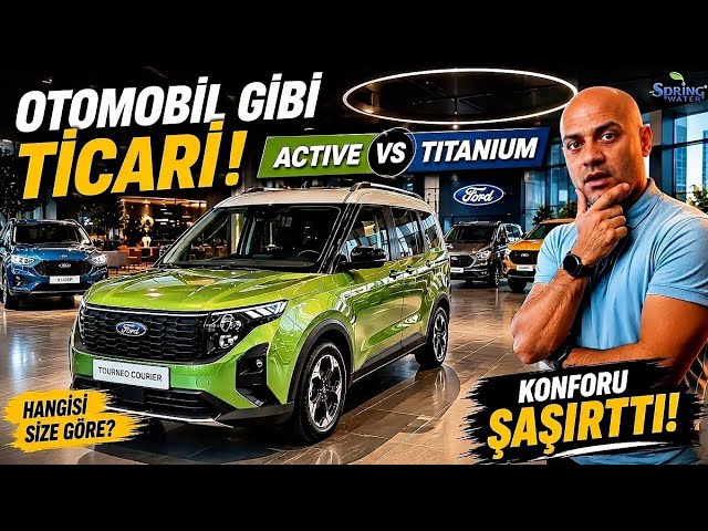 🔥 A COMMERCIAL VEHICLE LIKE A CAR! Ford Tourneo Courier Active or Titanium? The Differences Are S...