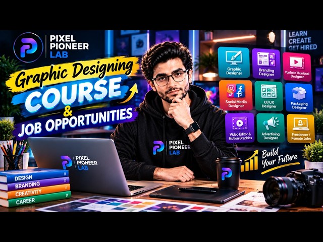 Graphic Designing Course & Job Opportunities 🎨💼 | Career Options After Learning Graphic Design