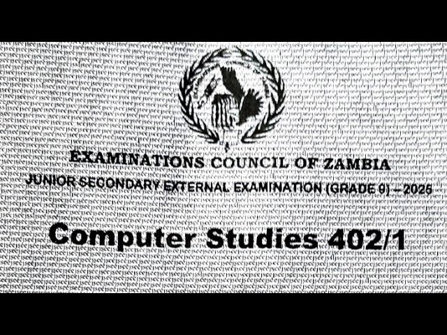 Computer studies 2025 external