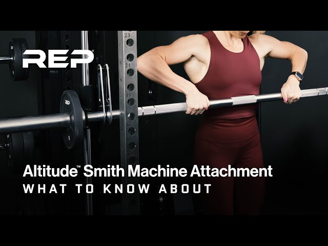 What to know about the REP Fitness Altitude Rack Smith Machine Attachment