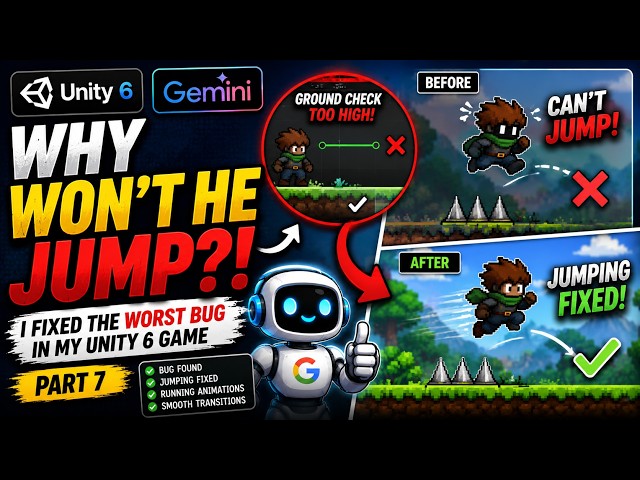 I Fixed the Worst Bug in My Unity 6 Game (Gemini Helped) | Part 7