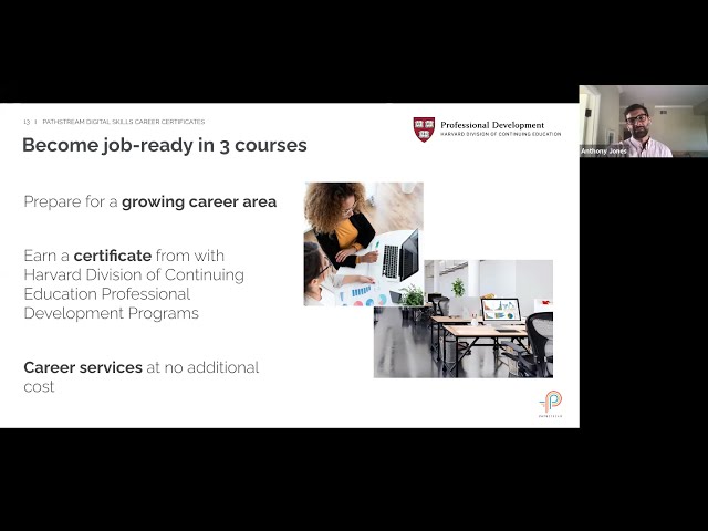 Harvard DCE Digital Skills Programs: Unlocking Career Opportunities - Info Session