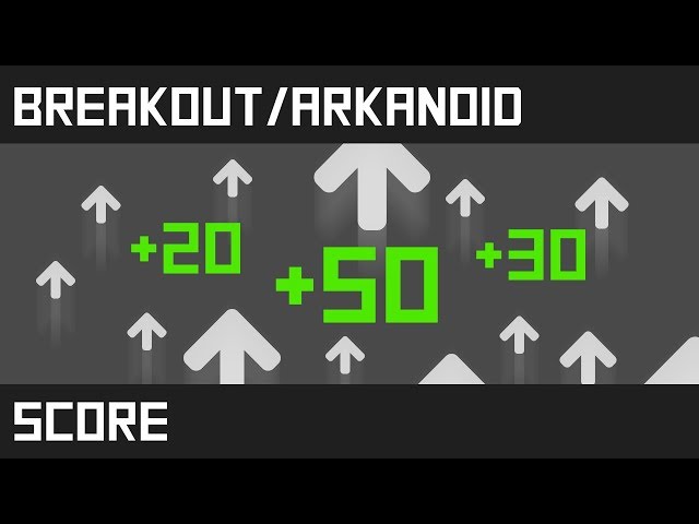 Breakout/Arkanoid - Unity tutorial (E07: Score)