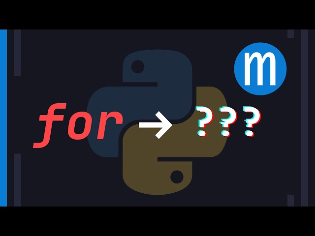 For loops are redundant