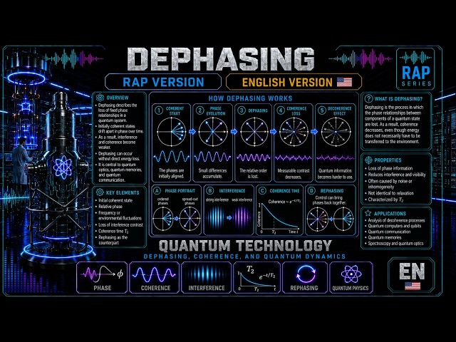🎧 When Qubits Lose the Beat – Dephasing RAP Music Explanation