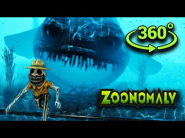 VR Zoonomaly - 360° HORROR TOUR in Aquarium with Cute Monsters #vr #echovr #360 #zoonomaly