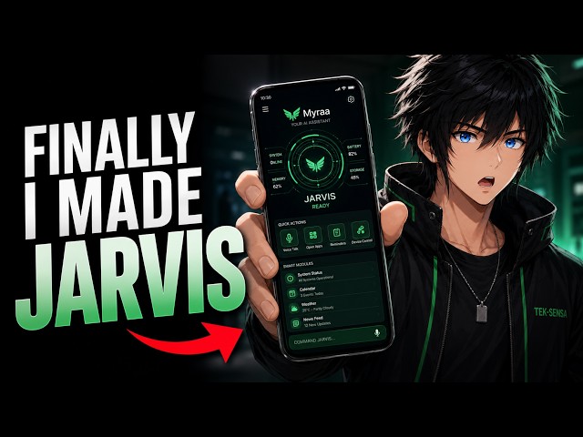 Finally, I Made JARVIS for Mobile 🤯 | Real AI Assistant for Android