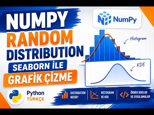 NumPy Random Distribution | Seaborn ile Grafik Çizme