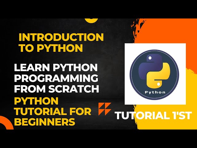 Introduction To Python | Learn Python Programming from Scratch | Python Tutorial for Beginners