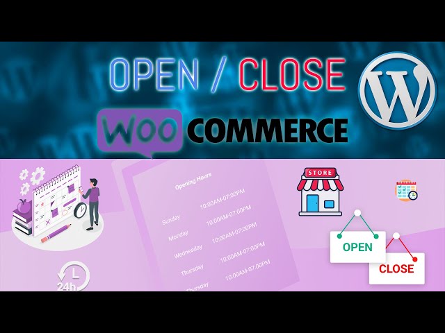 Open and Close Woocommerce Store Tutorial - free version and what you get in the paid version