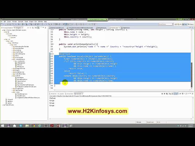 Tutorial for beginners Instance of String Pooling Java programming