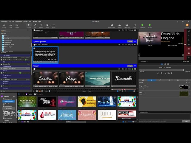 ProPresenter 7 - Adding a Bible Verse
