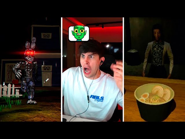 💀 BONNIE EN HELLO NEIGHBOR 💀 TERROR 💀 CLASH ROYALE NOCTURNO 💀