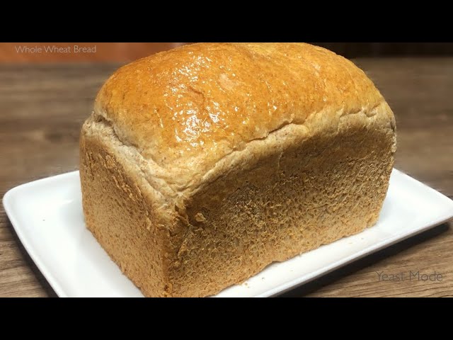 WHOLE WHEAT BREAD | HONEY WHEAT BREAD | Soft Brown Bread Recipe