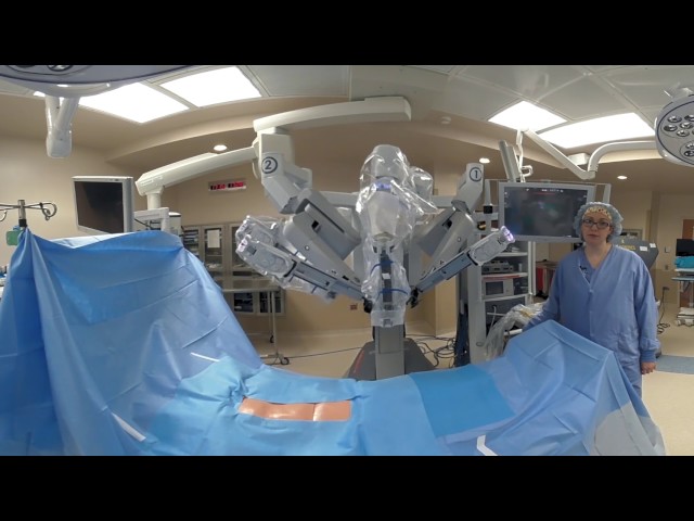 Robotic Surgical View of Patient