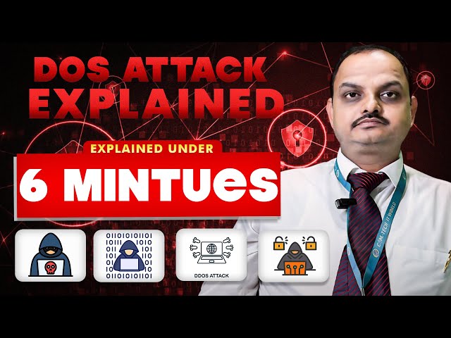 DoS Attack Explained in 6 Minutes 🔒 Cyber Security Tutorial (Hindi 2025)