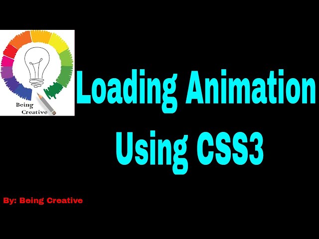 Loading Animation CSS3