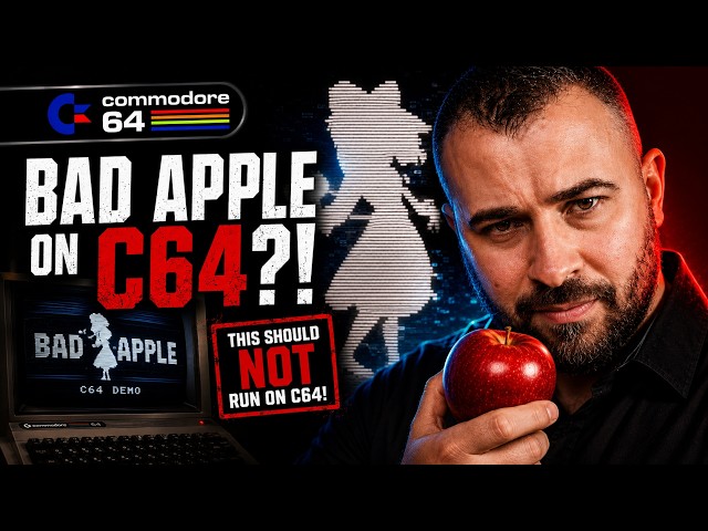 BAD APPLE on Commodore 64?! This Shouldn't Be Possible