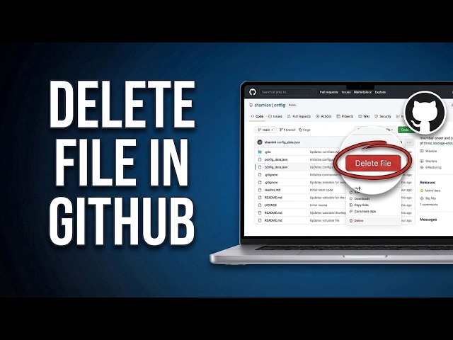 How to Delete a File in GitHub - Browser & Git Command Line