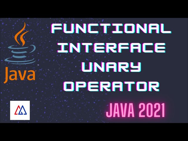 Functional Interface UnaryOperator Java 8