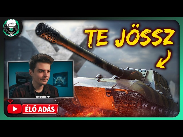 Azzal a tankkal játszom, ami KILŐTT! 😳 | World of Tanks | Scheff LIVE
