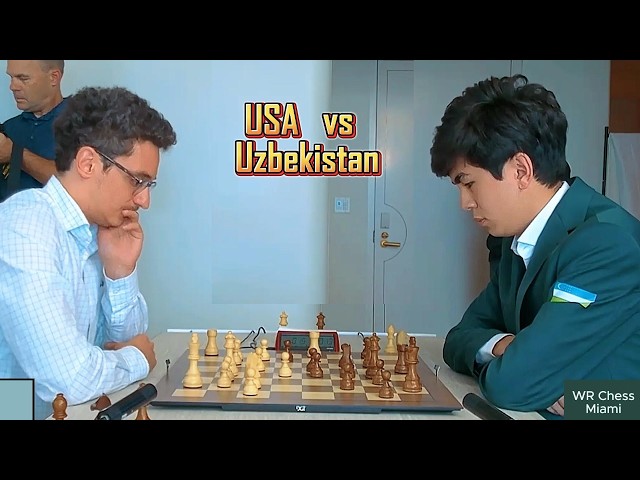 "Sindarov's magic is still there" / Fabiano Caruana vs Javokhir Sindarov / Bishop's Opening