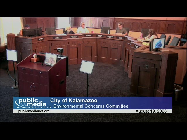 August 19, 2026 Environmental Concerns Committee