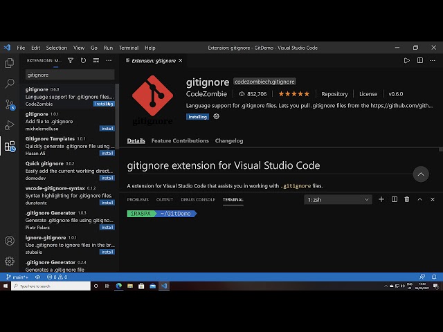 Setup and Working with Git in Visual Studio Code