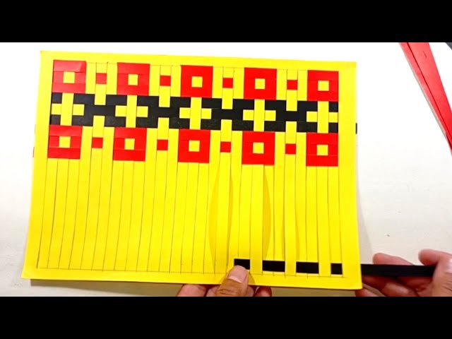 This Paper Weaving Trick Makes Beautiful Patterns | Easy DIY Craft Tutorial