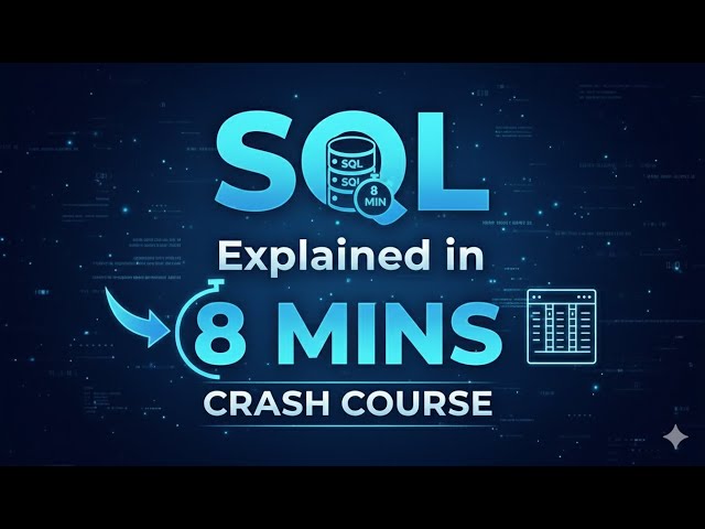 SQL Basics Explained in 8 Minutes | Learn SQL for Beginners