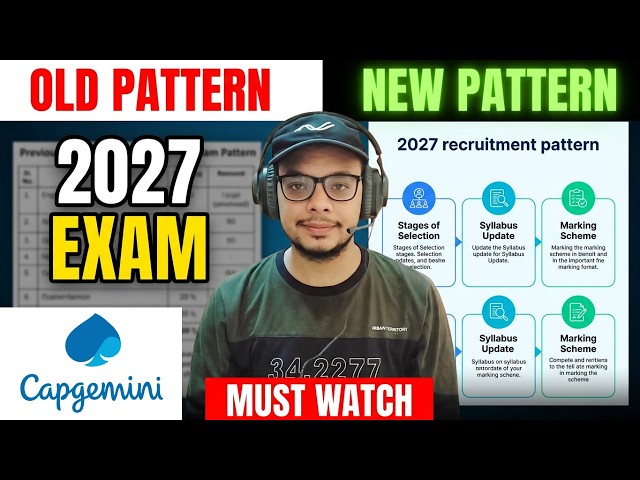 Finally Capgemini Hiring 2027 | Major Changes | Updated Capgemini Exam Pattern Explained | Dont Miss