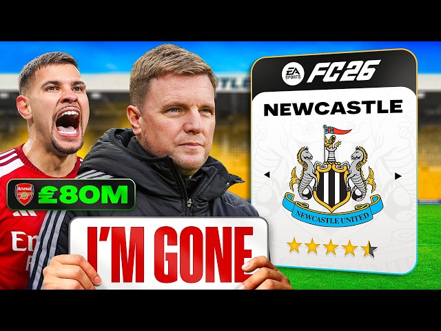 I Rebuild NEWCASTLE UNITED As EDDIE HOWE & BRUNO Leave!