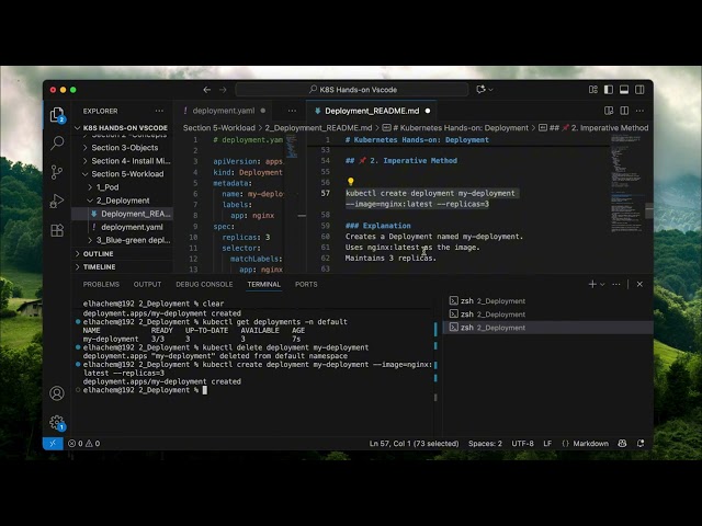 Kubernetes deployement hands on