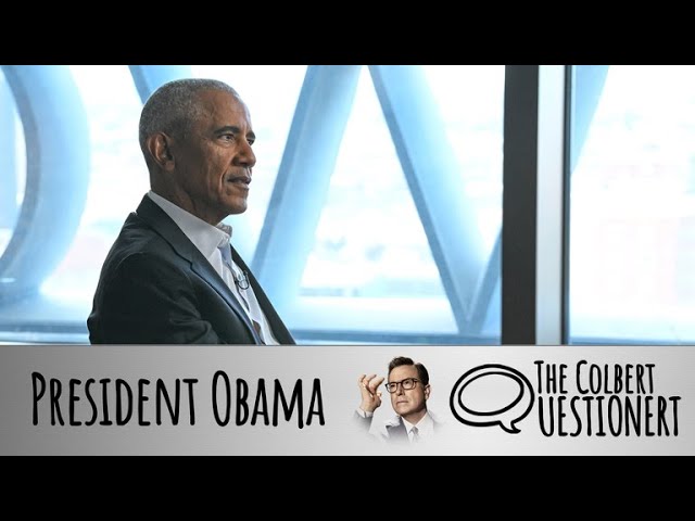 President Barack Obama Takes The Colbert Questionert