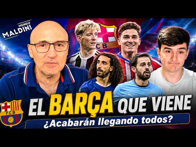 THIS IS WHAT THE NEXT BARÇA WOULD LOOK LIKE: GORDON, JULIAN ALVAREZ, CUCURELLA, BERNARDO... WHO'S...