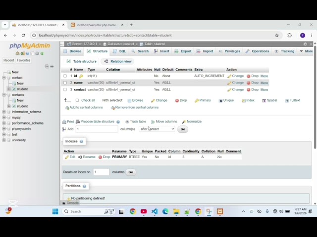 Connect and insert db with php