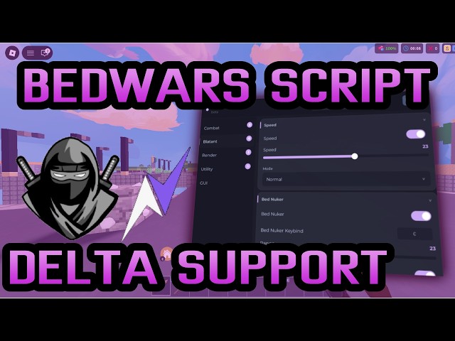 Best Free Bedwars Mobile/PC Script 2026 | Merithub (Full Delta Support)