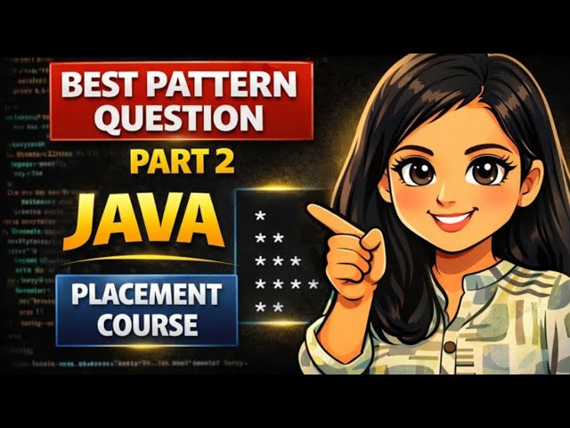 Best Pattern Questions in Java in Hindi | Placement & Interview | start pattern program | pyramid