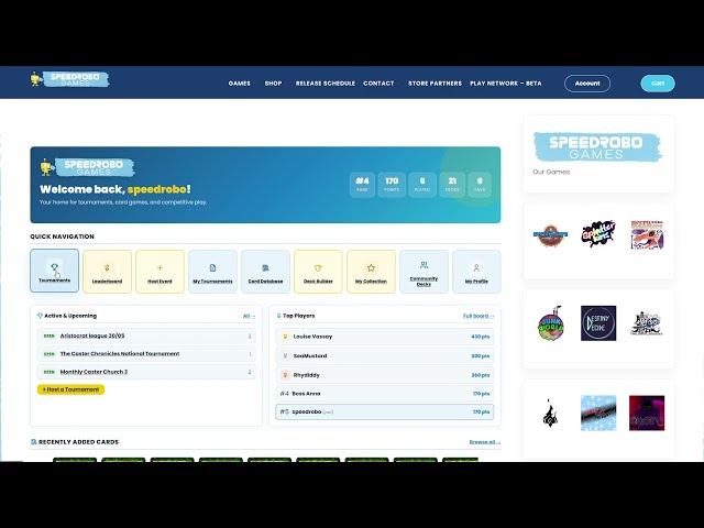 How to Use the Speedrobo Games Play Network