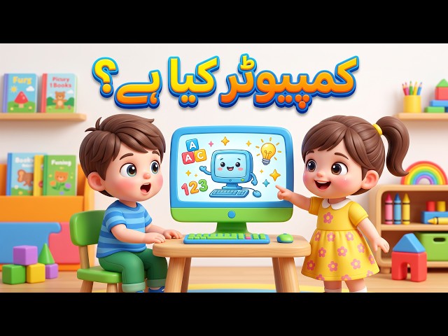 What is a Computer? 🖥️ | Computer Basics for Kids in Urdu | Learn Computer for Kids
