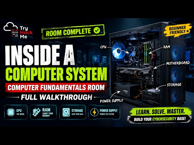TryHackMe Day 4 | Inside a Computer System | Computer Fundamentals Room Complete -Full Walkthrough